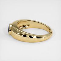 0.89 Ct. Sapphire Ring, 18K Yellow Gold 4