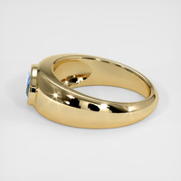0.89 Ct. Sapphire Ring, 18K Yellow Gold 4