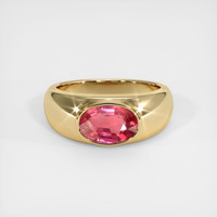 2.50 Ct. Sapphire Ring, 18K Yellow Gold 1