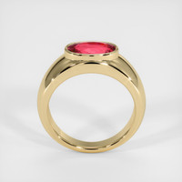 2.50 Ct. Sapphire Ring, 18K Yellow Gold 3