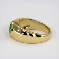 4.95 Ct. Green Sapphire Ring, 18K Yellow Gold 4