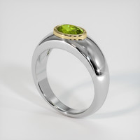 1.30 Ct. Gemstone Ring, 14K Yellow & White 2