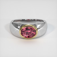 2.11 Ct. Gemstone Ring, 14K Yellow & White 1