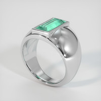 2.57 Ct. Emerald Ring, Platinum 950 2