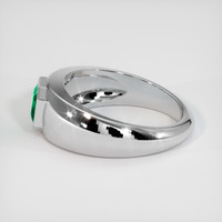 1.00 Ct. Emerald Ring, Platinum 950 4