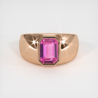 2.03 Ct. Sapphire Ring, 14K Rose Gold 1
