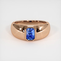0.69 Ct. Sapphire Ring, 14K Rose Gold 1