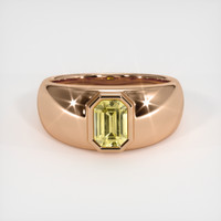 0.91 Ct. Sapphire Ring, 18K Rose Gold 1