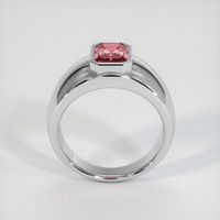 2.04 Ct. Brownish Pink Tourmaline Ring, 10K White Gold 3