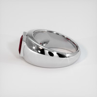2.28 Ct. Red Garnet Ring, 10K White Gold 4