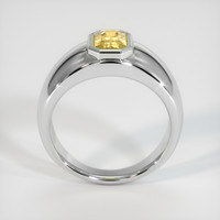 0.91 Ct. Yellow Sapphire Ring, 14K White Gold 3