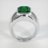 4.25 Ct. Emerald Ring, 18K White Gold 3