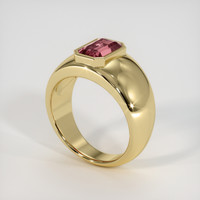 2.04 Ct. Brownish Pink Tourmaline Ring, 10K Yellow Gold 2