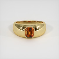 1.45 Ct. Orange Garnet Ring, 10K Yellow Gold 1