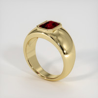 2.28 Ct. Red Garnet Ring, 10K Yellow Gold 2