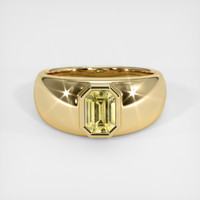 0.91 Ct. Sapphire Ring, 14K Yellow Gold 1