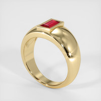 1.09 Ct. Ruby   Ring - 14K Yellow Gold 2