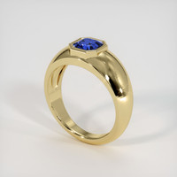 1.21 Ct. Sapphire Ring, 14K Yellow Gold 2