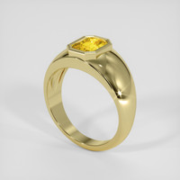 2.53 Ct. Yellow Sapphire Ring, 14K Yellow Gold 2
