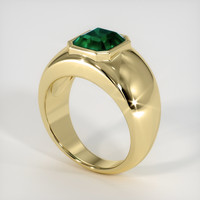 1.93 Ct. Emerald Ring, 18K Yellow Gold 2