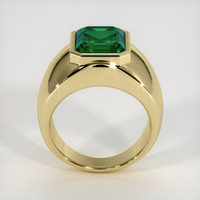 4.25 Ct. Emerald Ring, 18K Yellow Gold 3