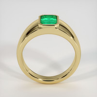 1.19 Ct. Emerald Ring, 18K Yellow Gold 3