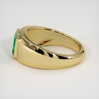 1.19 Ct. Emerald Ring, 18K Yellow Gold 4