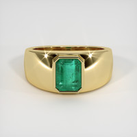 2.79 Ct. Emerald Ring, 18K Yellow Gold 1