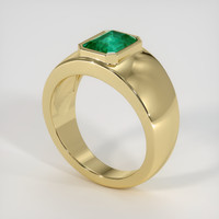 2.79 Ct. Emerald Ring, 18K Yellow Gold 2