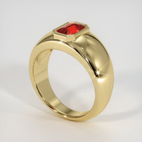 0.66 Ct. Gemstone Ring, 18K Yellow Gold 2