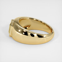 0.91 Ct. Sapphire Ring, 18K Yellow Gold 4