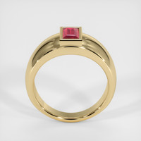 1.09 Ct. Ruby   Ring - 18K Yellow Gold 3