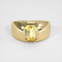2.56 Ct. Sapphire Ring, 18K Yellow Gold 1