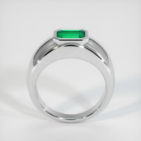 1.18 Ct. Emerald Ring, Platinum 950 3