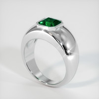 1.46 Ct. Emerald   Ring, Platinum 950 2