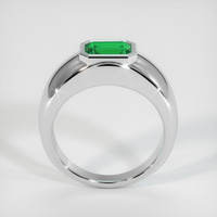 0.80 Ct. Emerald Ring, Platinum 950 3