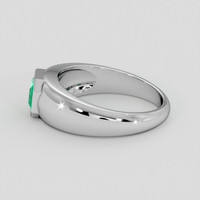 1.04 Ct. Emerald Ring, Platinum 950 4