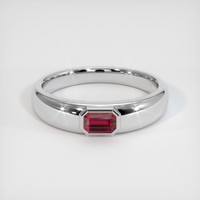 0.71 Ct. Ruby   Ring - Platinum 950 1