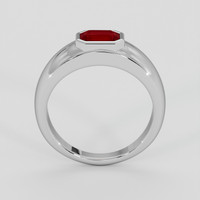 0.93 Ct. Ruby Ring, Silver 3