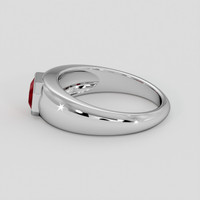 0.93 Ct. Ruby Ring, Silver 4