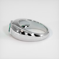 1.18 Ct. Emerald Ring, 18K White Gold 4