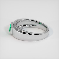 1.00 Ct. Emerald Ring, 18K White Gold 4
