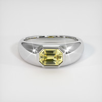 1.01 Ct. Sapphire Ring, 18K White Gold 1