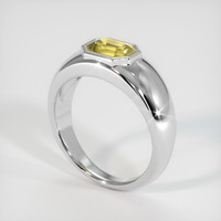 1.01 Ct. Sapphire Ring, 18K White Gold 2