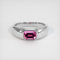 1.12 Ct. Sapphire Ring, 18K White Gold 1