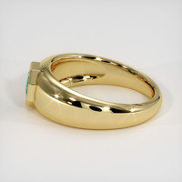 0.82 Ct. Bluish Green Sapphire Ring, 10K Yellow Gold 4