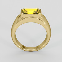 5.06 Ct. Yellow Sapphire Ring, 10K Yellow Gold 3