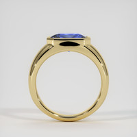 3.40 Ct. Blue Sapphire Ring, 14K Yellow Gold 3