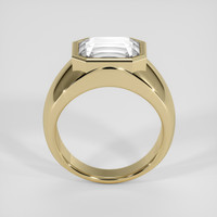 4.51 Ct. White Sapphire Ring, 14K Yellow Gold 3