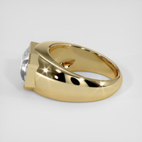 4.51 Ct. White Sapphire Ring, 14K Yellow Gold 4